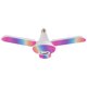 thumbnail image 1 of A C85-265V 40W Diseño de trébol Luz blanca plegable + Multicolor S-mart BT LED conectados B Abanopi Bulbo, 1 of 7