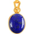 thumbnail image 1 of Divya Shakti 5.25-5.50 Carat Lapiz Lapis Lazuli Pendant Locket ( Lajward Stone Panchadhatu Pendant ) 100% Original AAA Quality GemStone, 1 of 4