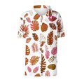 thumbnail image 5 of Charella Women's Hawaiian Button down Shirts Casual Floral Printed Short Sleeve Tops Summer Trendy Loose Fit Blouses (M, Hot Pink), 5 of 5