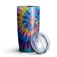 thumbnail image 2 of 20oz Tumbler with Lid and Straw Stainless Colorful Rainbow Steel Vacuum Insulated Water Coffee Tumbler Cup, Double Wall Vacuum Insulated Travel Mug Reusable Tumblers for Ice Drinks, Hot Beverage, 2 of 2