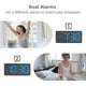 thumbnail image 5 of Reloj Despertador Digital de Madera USCCE con Doble Alarma y Puerto USB, 5 of 8
