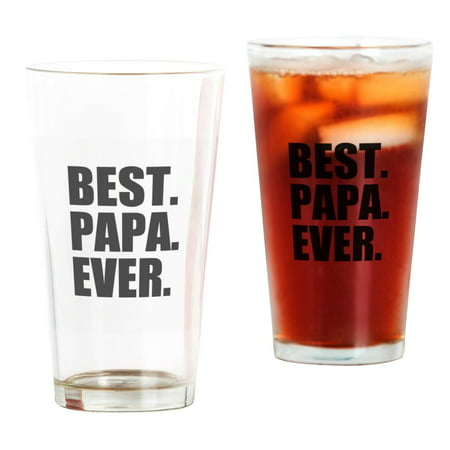 CafePress - Best Papa Ever - Pint Glass, Drinking Glass, 16 oz.