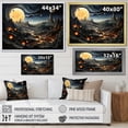 thumbnail image 4 of Designart "Asteroid Ascendancy horizon I" Asteroids Floater Framed Wall Art Print, 4 of 7