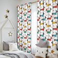 thumbnail image 5 of Dachshund Sweater and Heart Insulated Teens Curtains Set Of 2, Bedroom Essentials, Toddler Room Decor 52"x84", 5 of 5