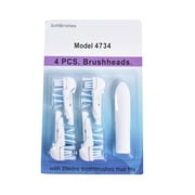 4x Toothbrush Heads for Oral-B Cross Action Power Dual Clean Brush Replacement