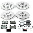 thumbnail image 3 of PowerStop Front and Rear Z26 Street Warrior Carbon-Fiber Ceramic Brake Pad and Drilled and Slotted Rotor Kit Fits: CADILLAC Select Models K7292-26, 3 of 9