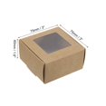thumbnail image 2 of Caja de Jabón de Papel PATIKIL, Paquete de 30, 7.5 x 7.5 x 4 cm, Marrón, 2 of 6