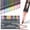 B, variant on Dual-Line Contour Pen, Double Line Outline Art Pen Marker Pen, Double Line Outline Markers, Outline Markers Self-Outline Metallic Markers, Marker Pen for Highlight,10ML (8 Colors)