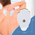 thumbnail image 2 of Self-adhesive Electrode, 2x2 inches, 20Pcs TENS Unit Replacement Pads, Reusable Unit Electrode Pads - Non Irritating Stim Pads Design, 2 of 8