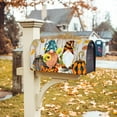 thumbnail image 6 of Fall Pumpkin Gnome Wood Board Decoration Mailbox Cover with Magnetic Strip Autumn Harvest Mailbox Wraps Post Letter Box Cover Standard Size 21" X 18" Garden Farm Outdoor Yard Decor, 6 of 6