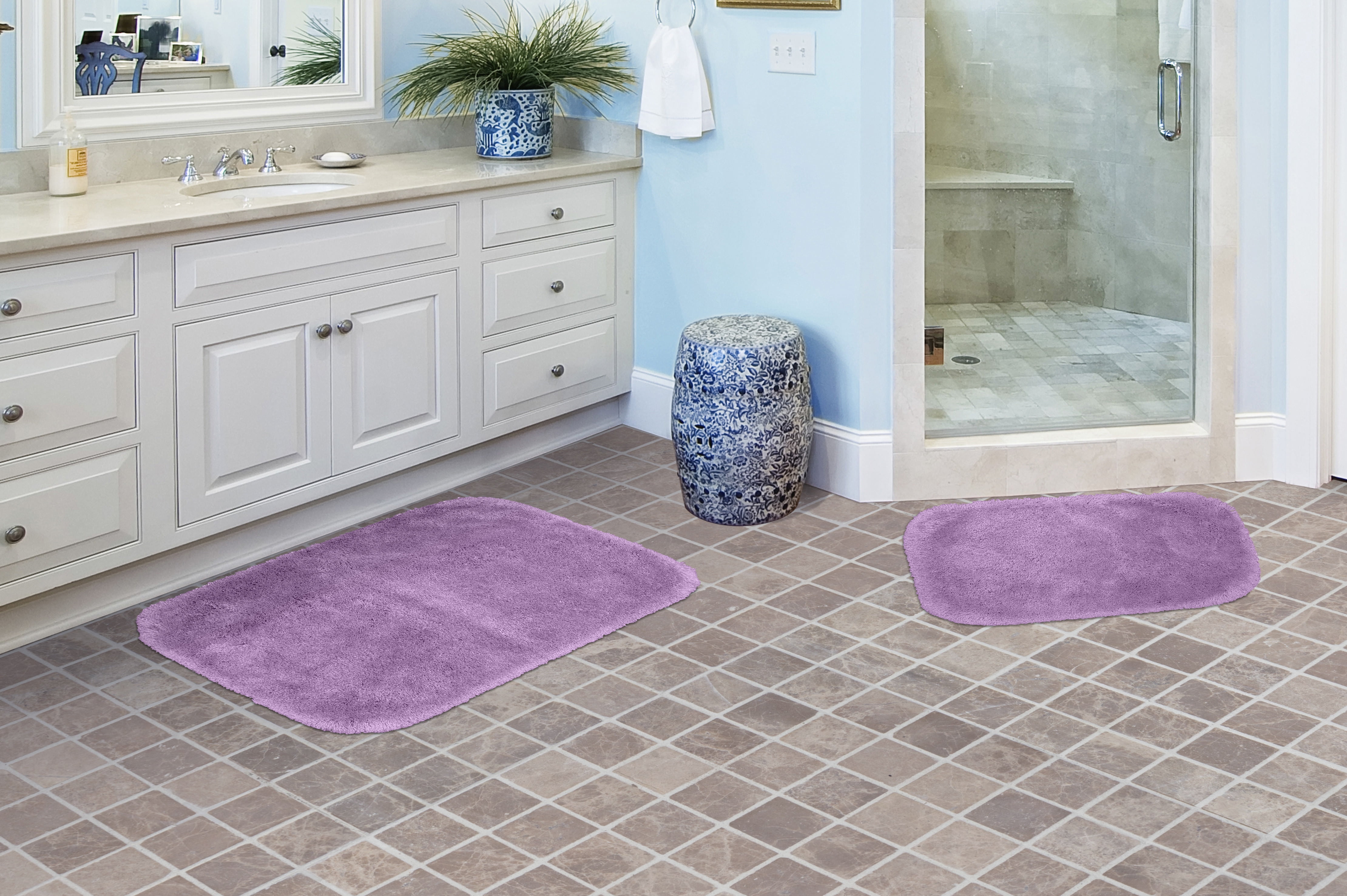 Garland Rug Finest Luxury 2 Piece Ultra Plush Washable Bath Rug Set