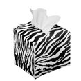 thumbnail image 6 of ZUXONGSY Zebra Print Square Tissue Box Covers Modern PU Leather Tissue Holder Decorative Holder Organizer Easy to Carry Paper Towel Box Cover Home Accessories Decoration, 6 of 7
