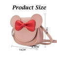 thumbnail image 2 of Little Girls Handbag Kids Mini Shoulder Bag with Bow Knot, Cute Animal Ear Princess Crossbody Purse for Kids Toddler Preschoolers, 2 of 7