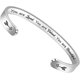 thumbnail image 1 of Pulseras de mujer Regalos inspiradores para mujeres Niñas Regalos de graduación para ella Brazalete de cumpleaños motivacional Amistad Joyas de mantra personalizadas JAMW  Sencillez, 1 of 5