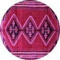 thumbnail image 1 of Ahgly Company Indoor Round Persian Pink Traditional Area Rugs, 4' Round, 1 of 4