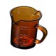 thumbnail image 4 of Taza medidora de vidrio para espresso con escala doble, multiusos, boca en forma de V amarillo, 4 of 9