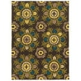 thumbnail image 2 of Linon Home Decor Trio Area Rug Collection, Chocolate and Multicolor, 8' x 10', 2 of 2
