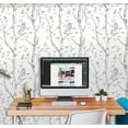 thumbnail image 4 of NuWallpaper Yellow Wethersfield Peel And Stick Vinyl Wallpaper, 216-in by 20.5-in, 30.75 sq. ft., 4 of 4