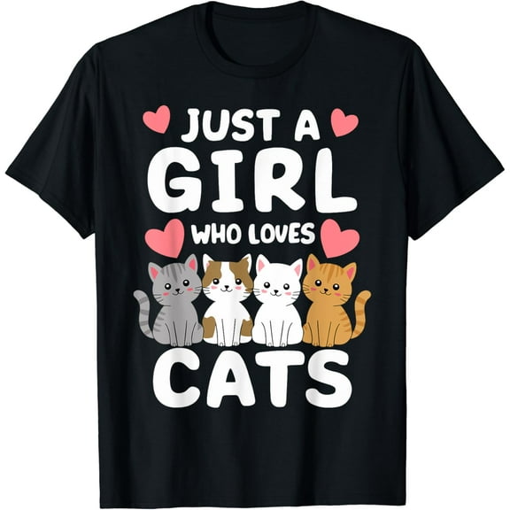 Sam Soft Cat Just A Girl Who Loves Cats T-Shirt