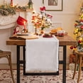 thumbnail image 5 of Tailgating karymi Christmas Long Table Runner White Winter Holiday Decoration for Dining Table Wedding Party Home Tabletop Decoration Christmas Outdoor Decorations Tailgating, 5 of 6