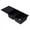 Black, variant on ALFI brand AB4620DI-T Titanium 46" Double Bowl Granite Composite Kitchen Sink with Drainboard