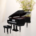 thumbnail image 4 of 1 UNID práctico simple piano melodía caja de escritorio caja de música decoración para regalo, 4 of 5