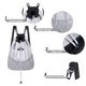 thumbnail image 3 of Bolso de la mochila del hombro de los deportes del bolso de la aptitud del bolsillo del paquete del cordón, 3 of 6