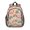 Mushroom and Character-1, variant on Mushroom and Acorn Black Pattern Backpack for School, Cute School Bag with Adjustable Shoulder Straps and Padded Back, 15"x11.42"x5.5"