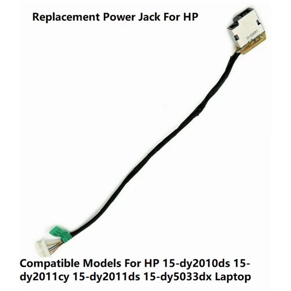 Replacement HP 15-dy2000/5000 Series DC Power Jack Charging Port