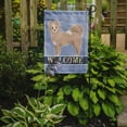 thumbnail image 2 of Carolines Treasures CK3766GF Tan Pomchi Welcome Flag Garden Size  Small multicolor, 2 of 3