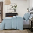 thumbnail image 2 of MarCielo 5pcs 400TC Cotton Duvet Cover Set Aqua King Size, 2 of 7