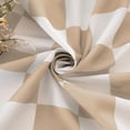 thumbnail image 4 of Checkered Table Cloth Square Tablecloth, Beige Farmhouse Classic Checkerboard Tablecloth for Picnic, Party, Dinner Table Cover, Waterproof Washable Wrinkle Resistant, 4 of 5
