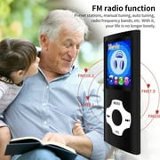 Support TF Cards Slim 1.8 LCD Mp3 Mp4 Player Media/Music/Audio Player with Accessories Black