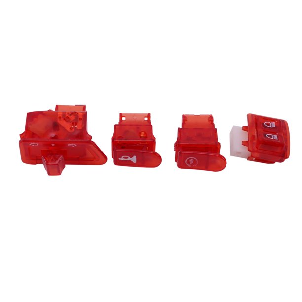 Motorcycle Horn Switch Button Turn Signal Switch Button Start Button For Honda Dio Zx Af27 Af28 Af34 Af35 Red Walmart Com Walmart Com