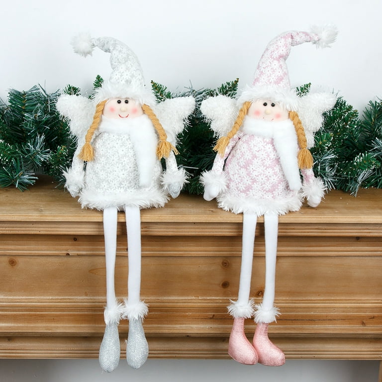 DTTBlue Cute Christmas Angel Lace Gril Doll Christmas Pendant