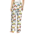 thumbnail image 2 of Bixox Women's Cartoon Monster Trucks Patterned Pajama Pants Loungewear, 2 of 5