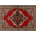 thumbnail image 1 of Ahgly Company Machine Washable Indoor Rectangle Traditional Tomato Red Area Rugs, 6' x 9', 1 of 7