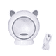 thumbnail image 1 of Mini lámpara de uñas, portátil, USB, UV LED, para esmalte de uñas en gel, para uso doméstico y en salones de uñas, mini lámpara de fototerapia con forma de gato (blanca), 1 of 5