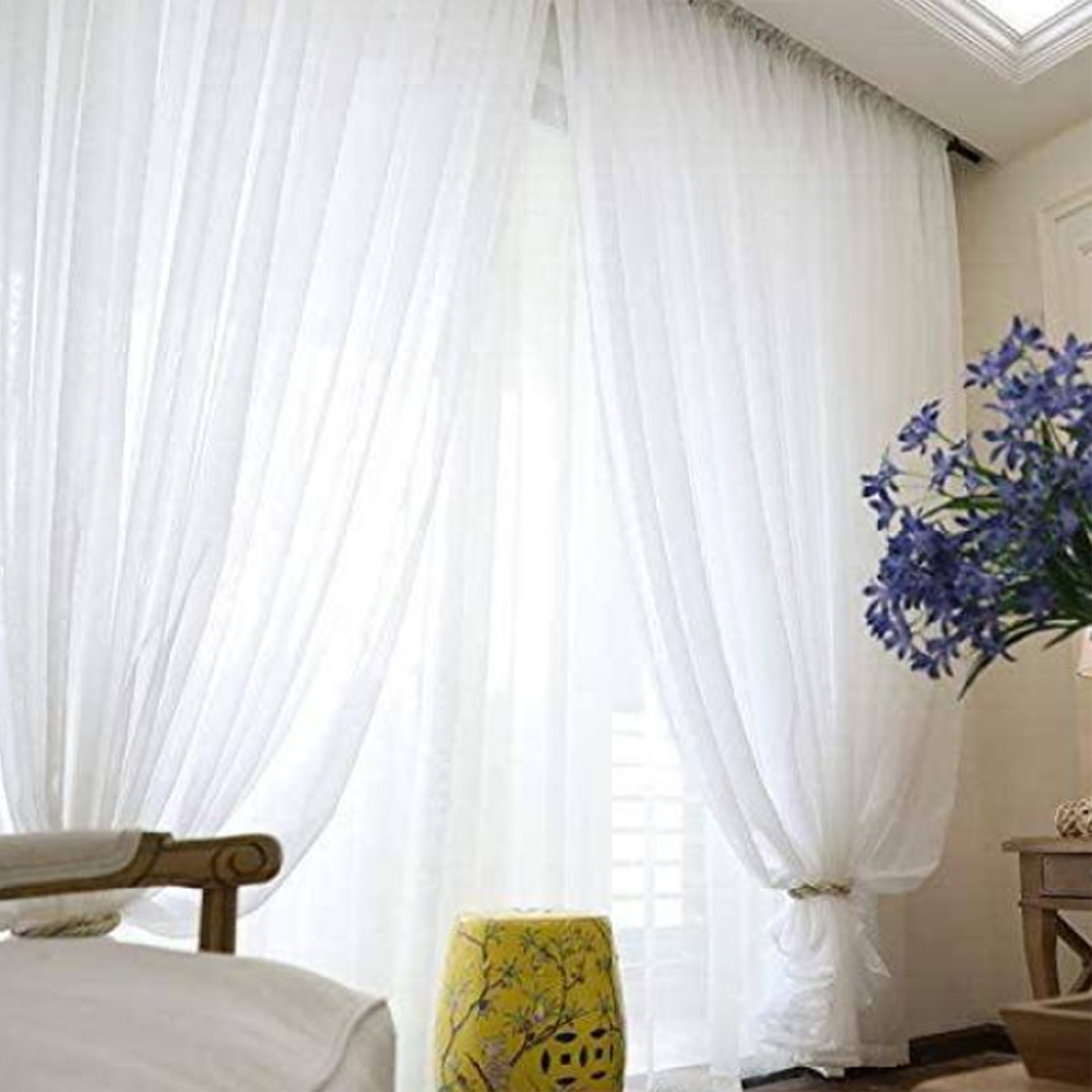 DIY Mosquito Net Fabric Outdoor Insect Barrier Mesh White