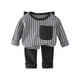 thumbnail image 2 of Cowsor Newborn Girl Clothes Baby Boys Sweatsuit Hooded Fleece Pullover and Pants Outfits Set Winter Loungewear 2 Piece, 2 of 5