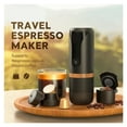 thumbnail image 2 of Electric Coffee Machine USB Charging Stainless Steel Express Coffee Maker Portable Mini Automatic Cleaning For Home Office ,RV, Hiking, Office, 2 of 5