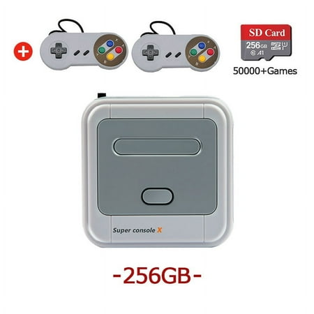 Puloru Super Console X Video Game, Console with Wired/Wireless Controller