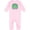 AD-Pink, variant on Cerebral Palsy Awareness Green Ribbon Rainbow Baby Romper Coveralls