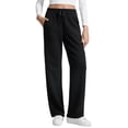 thumbnail image 1 of Pantalones de Buzo CRZ YOGA para Mujer con Forro de Polar 30" Negro Talla L, 1 of 7