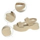 thumbnail image 4 of MKLEKYY Sandalias Con Plataforma de Mujer, Nuevas Sandalias de Moda de Suela Gruesa, Nuevas Prendas de Vestir Casuales de Verano, Sandalias de Mujer, Zapatos de Mujer de Color Sólido, 4 of 4