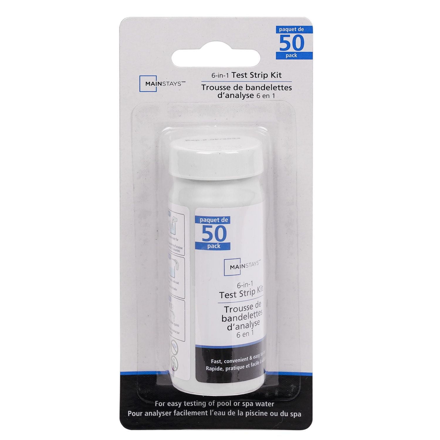 Bandelettes de test 6 en 1 de Mainstays