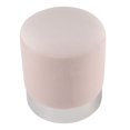 thumbnail image 3 of Inspired Home Violet Ottoman Velour Rose Tendre/ Chrome, 3 of 6