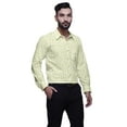 thumbnail image 4 of BESTMAN Printed Formal Shirts For Men Slim Fit Spread Collar Cotton Shirt, 4 of 5