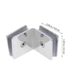 thumbnail image 4 of Shisuyan Glass Clamp 90 Degree Railing Glass To Glass Clamp For Balustrade Pool Fence, 4 of 8