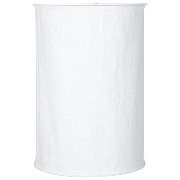 UPOUART White Cylinder Cloth Lampshade Pendant Light Cover Softening Protective Shade for Home Lighting Decor